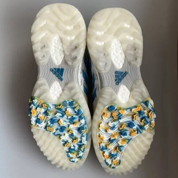 ADIDAS WOMEN'S PRIME BLUE GOLF SHOES SPIKELESS SNEAKERS - Picture 8 of 10